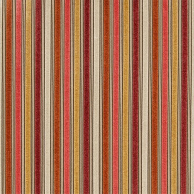 Фото Ткань портьерная с рисунком - Полоски - стиль Современный - Красные - Купить в Интернет-магазине