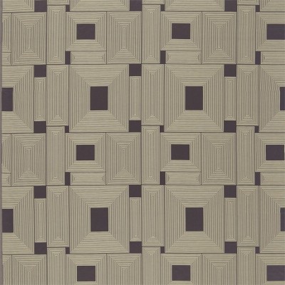 Фото Ткань портьерная с рисунком - Орнамент - стиль Современный - Черный - Купить в Интернет-магазине