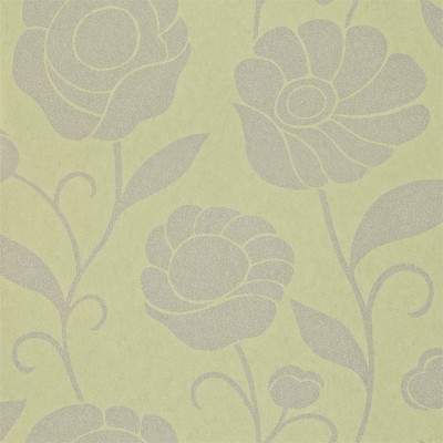 Фото Обои с рисунком - Цветы - стиль Современный - Зеленые - Купить в Интернет-магазине