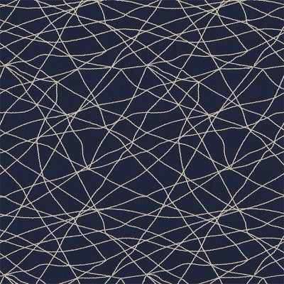 Фото Ткань портьерная с рисунком - Абстракция - стиль Современный - Синяя - Купить в Интернет-магазине