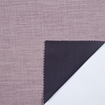 Фото Ткань портьерная однотонная - Лен - стиль Современный - Фиолетовый - Купить в Интернет-магазине