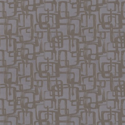 Фото Ткань портьерная с рисунком - Орнамент - стиль Современный - Серый - Купить в Интернет-магазине