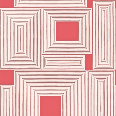 Фото Обои с рисунком - Орнамент - стиль Современный - Красные - Купить в Интернет-магазине