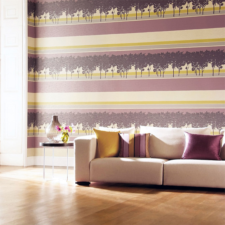 Фото Обои с рисунком - Растение - стиль Современный - Бежевые - Купить в Интернет-магазине