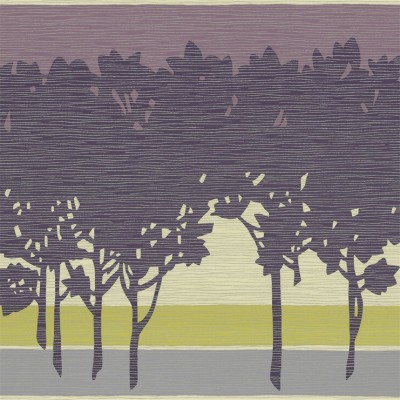 Фото Обои с рисунком - Растение - стиль Современный - Фиолетовые - Купить в Интернет-магазине