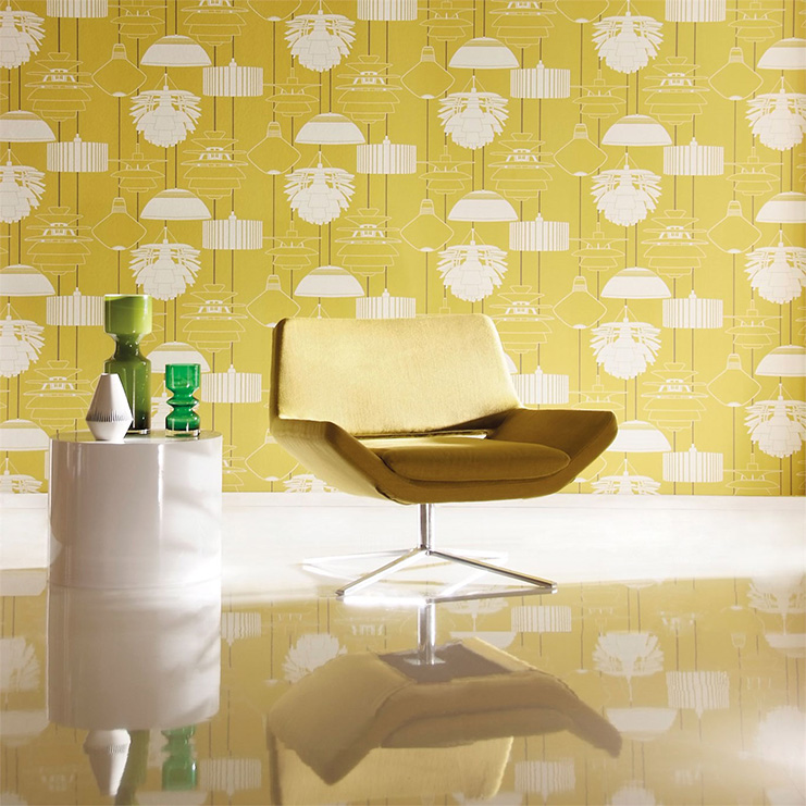 Фото Обои с рисунком - Крупный декор - стиль Современный - Бирюзовые - Купить в Интернет-магазине