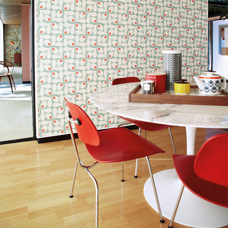 Фото Обои с рисунком - Орнамент - стиль Современный - Желтые - Купить в Интернет-магазине