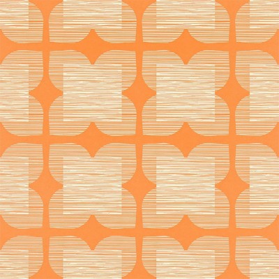 Фото Обои с рисунком - Орнамент - стиль Современный - Оранжевые - Купить в Интернет-магазине