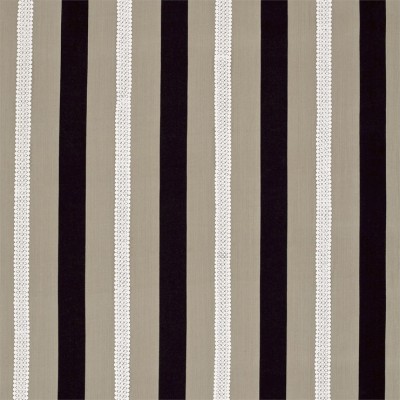 Фото Ткань портьерная с рисунком - Полоски - стиль Английский - Серые - Купить в Интернет-магазине