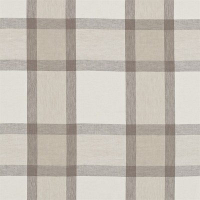 Фото Ткань портьерная с рисунком - Клетка - стиль Английский - Светло-серая - Купить в Интернет-магазине