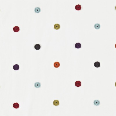 Фото Ткань портьерная с рисунком - Мелкий принт - стиль Английский - Белый - Купить в Интернет-магазине