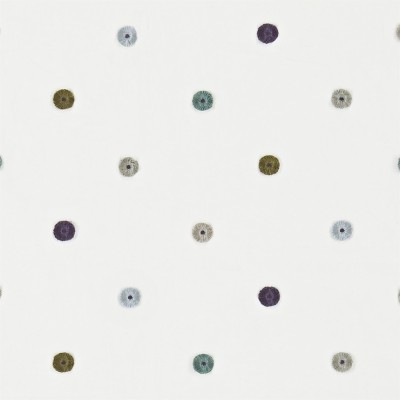 Фото Ткань портьерная с рисунком - Мелкий принт - стиль Английский - Белый - Купить в Интернет-магазине