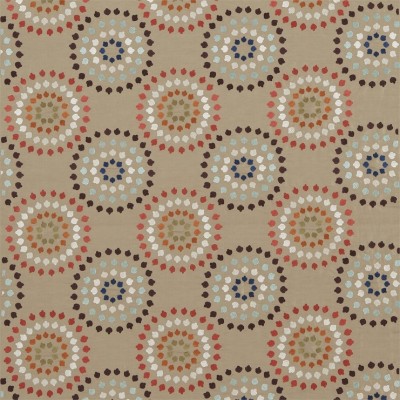 Фото Ткань портьерная с рисунком - Орнамент - стиль Английский - Светло-коричневый - Купить в Интернет-магазине