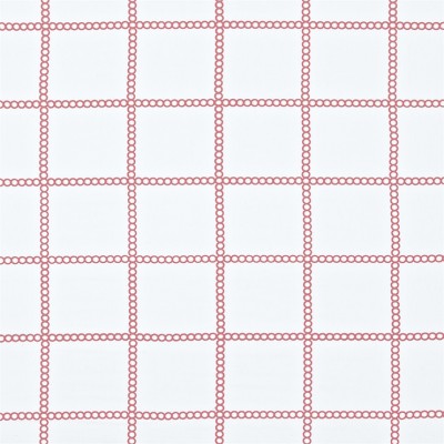 Фото Ткань портьерная с рисунком - Клетка - стиль Современный - Белая - Купить в Интернет-магазине