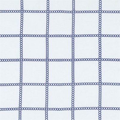 Фото Ткань портьерная с рисунком - Клетка - стиль Современный - Белая - Купить в Интернет-магазине