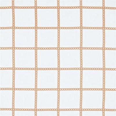 Фото Ткань портьерная с рисунком - Клетка - стиль Современный - Белая - Купить в Интернет-магазине