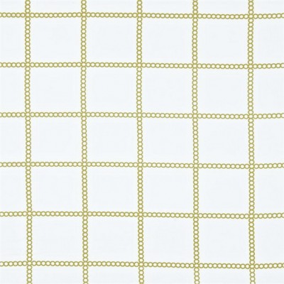 Фото Ткань портьерная с рисунком - Клетка - стиль Современный - Белая - Купить в Интернет-магазине