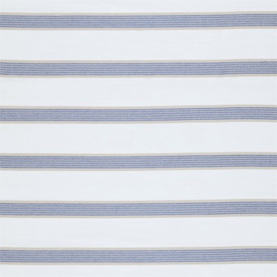 Фото Ткань портьерная с рисунком - Полоски - стиль Современный - Синие - Купить в Интернет-магазине