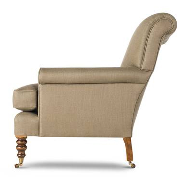 Фото Кресло обитое - стиль Викторианский - Для гостиной - удобное кресло производства США - Beaumont & Fletcher - Francie