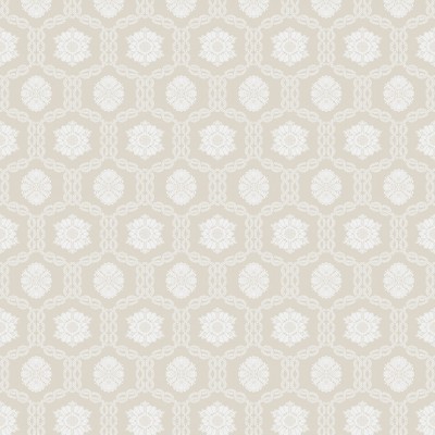 Фото Ткань портьерная с рисунком - Орнамент - стиль Английский - Кремовый - Купить в Интернет-магазине