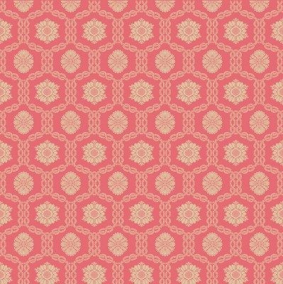 Фото Ткань портьерная с рисунком - Орнамент - стиль Английский - Розовый - Купить в Интернет-магазине