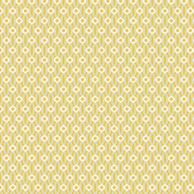 Фото Ткань портьерная с рисунком - Мелкий принт - стиль Современный - Желтый - Купить в Интернет-магазине