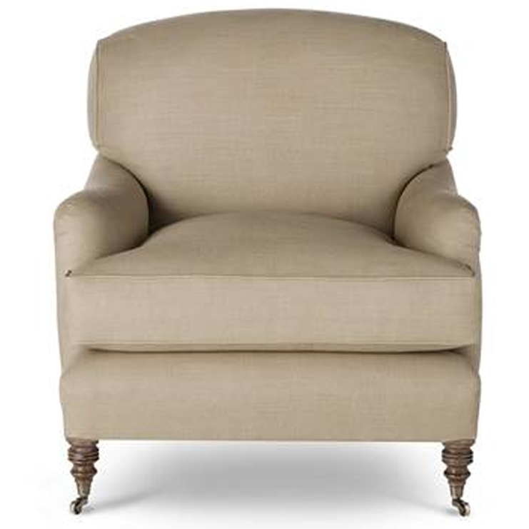 Фото Кресло обитое - стиль Викторианский - Для гостиной - удобное кресло производства США - Beaumont & Fletcher - Francie