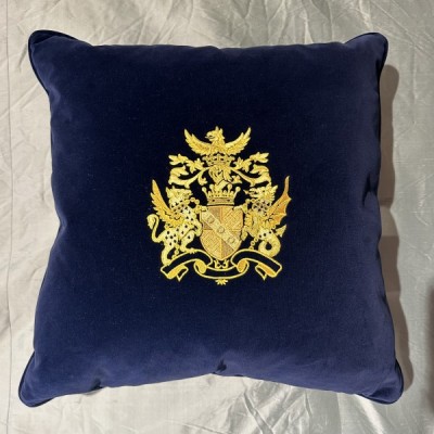 Фото Подушка декоративная - стиль Декор - Синяя - Купить в Интернет-магазине