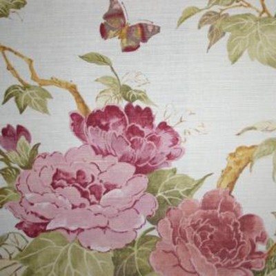 Фото Ткань портьерная с рисунком - Цветы - стиль Английский - Купить в Интернет-магазине