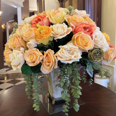 Фото Цветы - стиль Дизайнерский - Шёлковые - Купить в Интернет-магазине