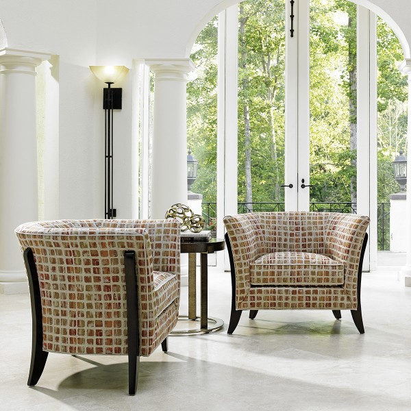 Фото Кресло обитое - стиль Современная классика - Для гостиной - удобное кресло производства США - Lexington - Laurel Сanyon - Купить в Интернет-магазине