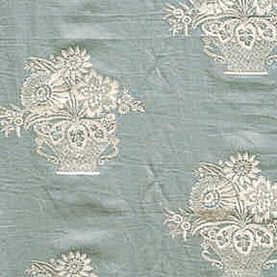 Фото Ткань портьерная с рисунком - Крупный декор - стиль Английский - Голуба - Купить в Интернет-магазине