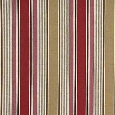 Фото Ткань портьерная с рисунком - Полоски - стиль Английский - Малиновые - Купить в Интернет-магазине