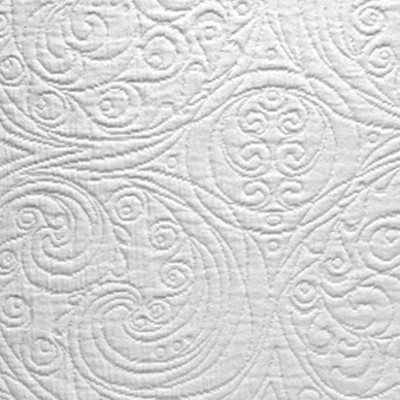 Фото Ткань портьерная с рисунком - Орнамент - стиль Английский - Белый - Купить в Интернет-магазине