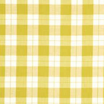 Фото Ткань портьерная с рисунком - Клетка - стиль Английский - Желтая - Купить в Интернет-магазине