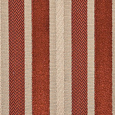 Фото Ткань портьерная с рисунком - Полоски - стиль Английский - Красные - Купить в Интернет-магазине