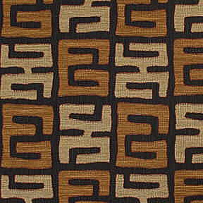 Фото Ткань портьерная с рисунком - Орнамент - стиль Английский - Оранжевый - Купить в Интернет-магазине