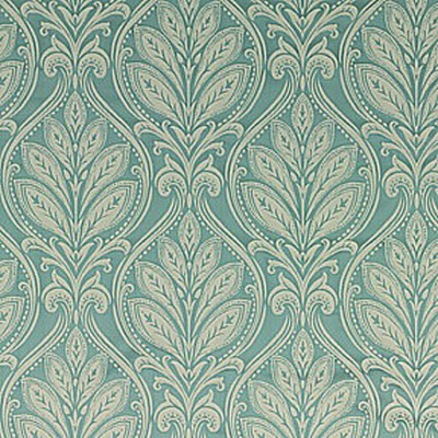 Фото Ткань портьерная с рисунком - Дамаск - стиль Английский - Синий - Купить в Интернет-магазине