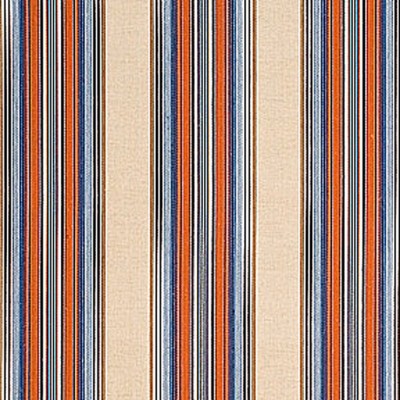 Фото Ткань портьерная с рисунком - Полоски - стиль Английский - Оранжевые - Купить в Интернет-магазине