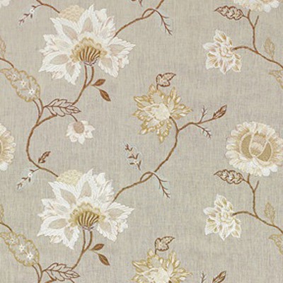 Фото Ткань портьерная с рисунком - Цветы - стиль Английский - Купить в Интернет-магазине