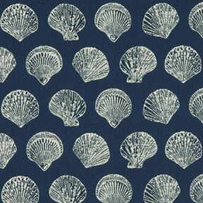 Фото Ткань портьерная с рисунком - Крупный декор - стиль Английский - Синий - Купить в Интернет-магазине