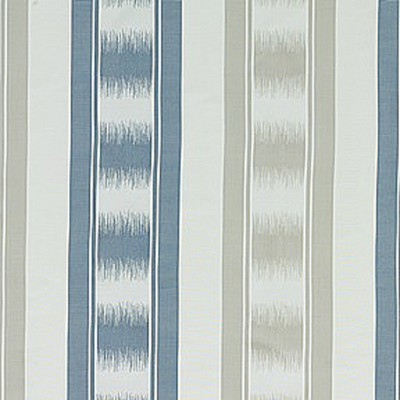 Фото Ткань портьерная с рисунком - Полоски - стиль Английский - Синие - Купить в Интернет-магазине