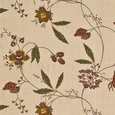 Фото Ткань портьерная с рисунком - Цветы - стиль Английский - Купить в Интернет-магазине