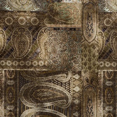 Фото Ткань портьерная с рисунком - Пейсли - стиль Английский - Купить в Интернет-магазине