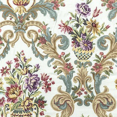 Фото Ткань портьерная с рисунком - Орнамент - стиль Английский - Белый - Купить в Интернет-магазине