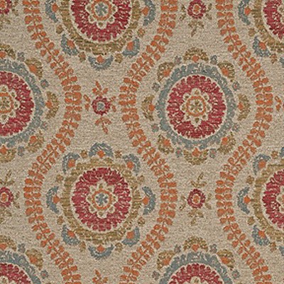 Фото Ткань портьерная с рисунком - Орнамент - стиль Английский - Светло-коричневый - Купить в Интернет-магазине