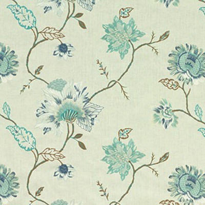 Фото Ткань портьерная с рисунком - Цветы - стиль Английский - Купить в Интернет-магазине