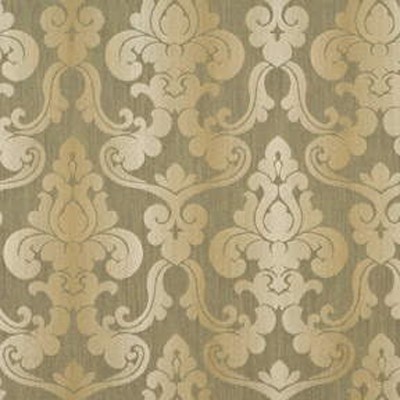 Фото Ткань портьерная с рисунком - Дамаск - стиль Английский - Зеленый - Купить в Интернет-магазине