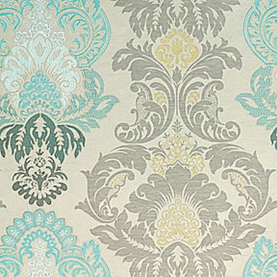 Фото Ткань портьерная с рисунком - Дамаск - стиль Английский - Кремовый - Купить в Интернет-магазине