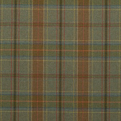 Фото Ткань портьерная с рисунком - Клетка - стиль Английский - Зеленая - Купить в Интернет-магазине
